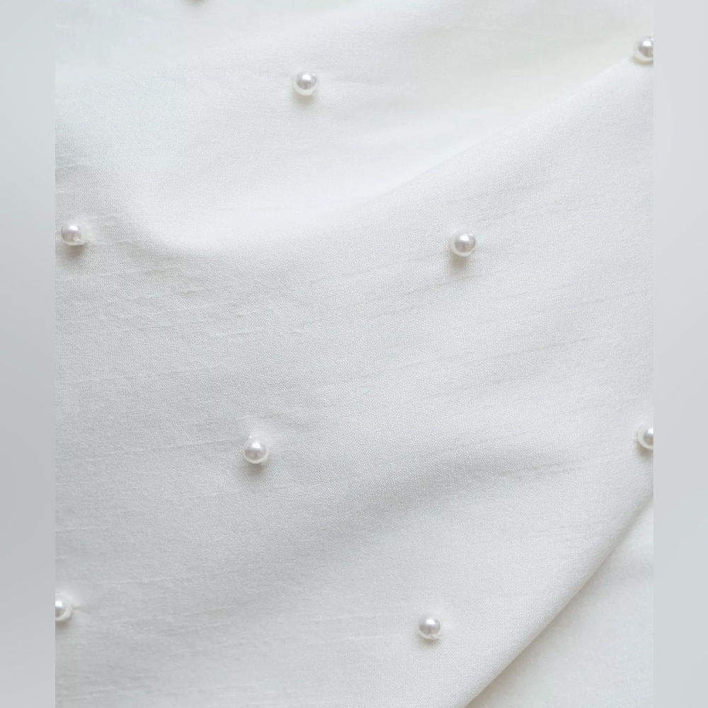 Sachin & Babi Pippa One-Shoulder Pearl-Embellished Mini Dress - Picture 5 of 14